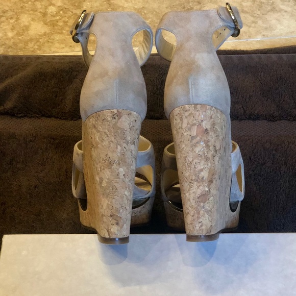 Jimmy Choo Neyo Sue Suede Wedge - Picture 6 of 7